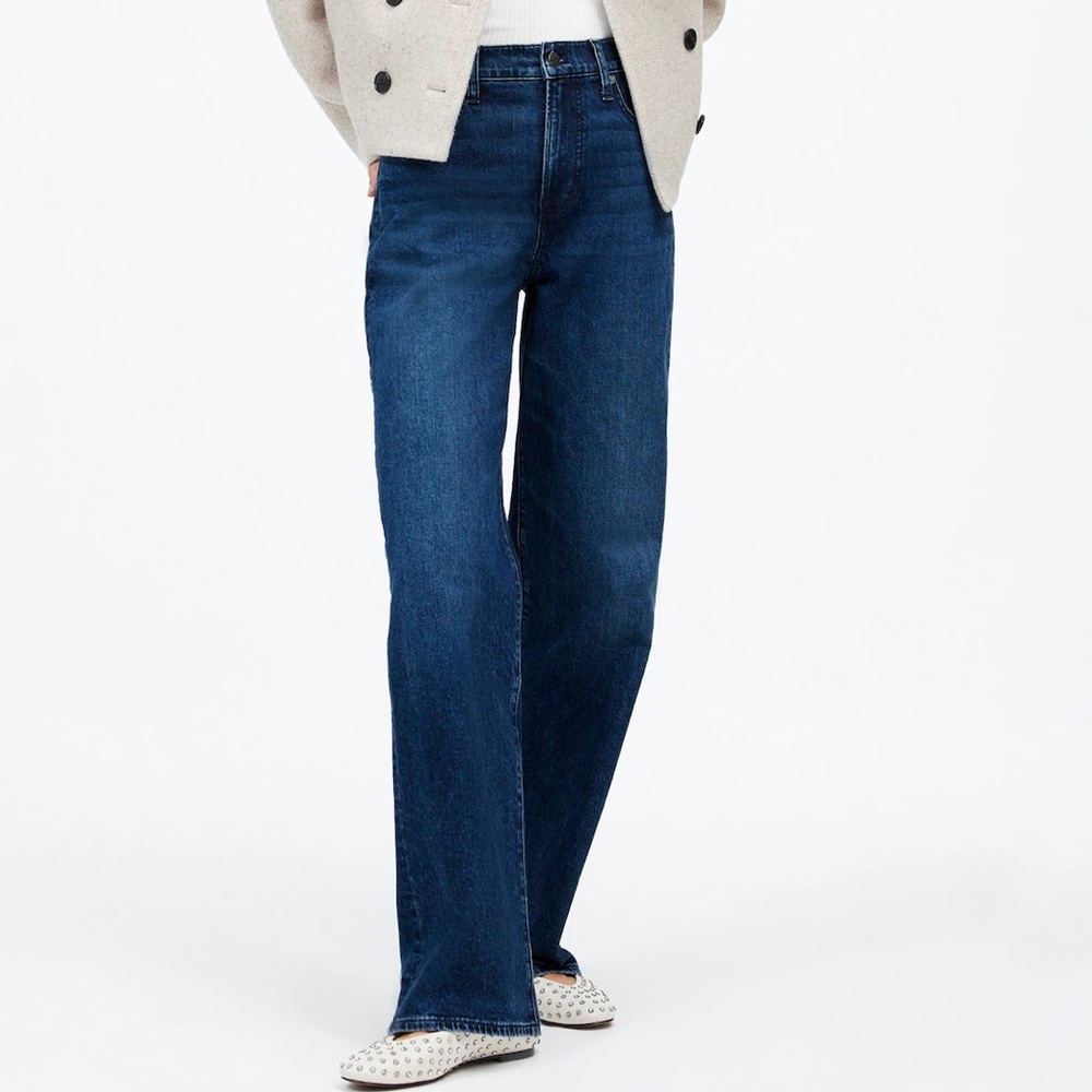 Madewell The Perfect Vintage Wide-Leg Jean - nighthawk wash